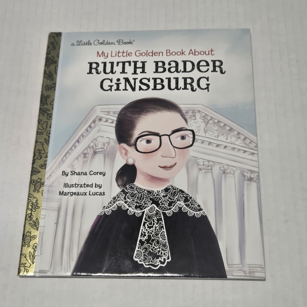 My Little Golden Book About Ruth Bader Ginsburg Supreme Court Judge RBG